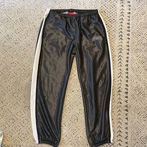 Supreme bonded mesh track pant